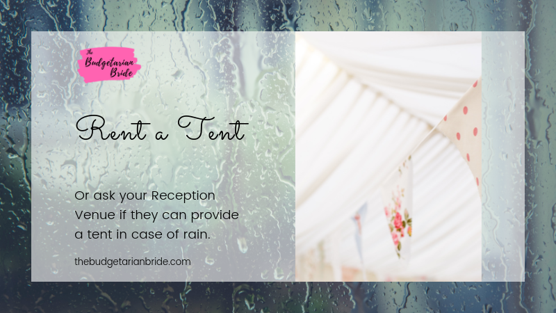 rain on wedding day tips