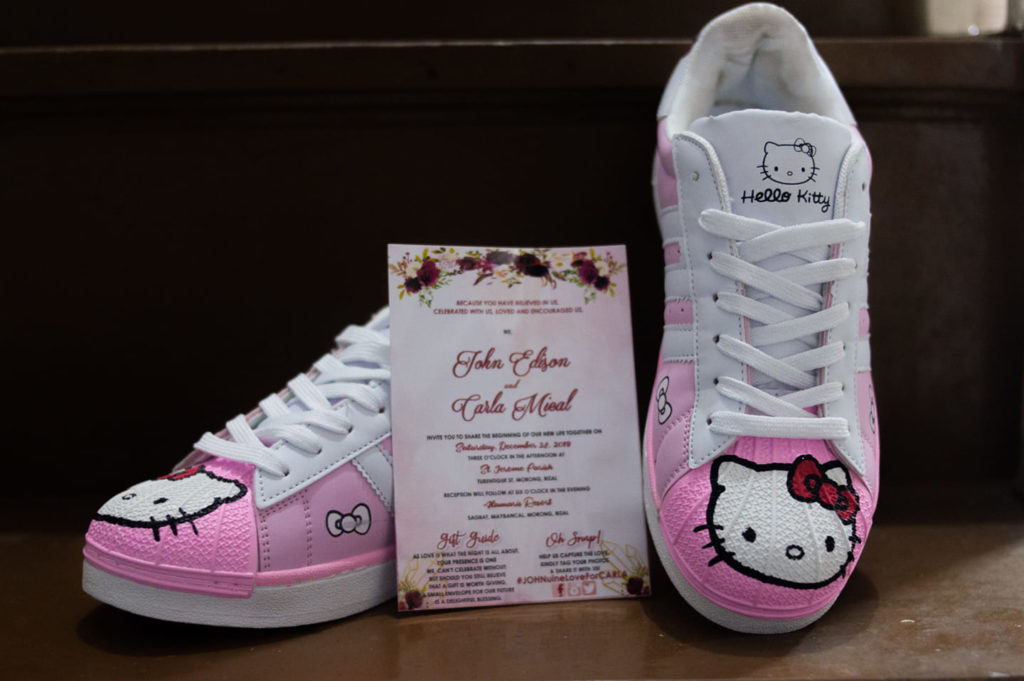 hello kitty wedding shoes