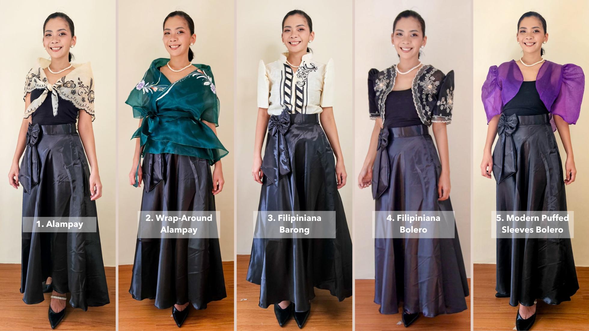 Barong Tagalog Measuring Guide for Women philippine dress