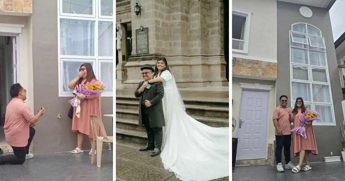 She Thought the House Blessing Was Just a Party. Then He Got Down on One Knee.